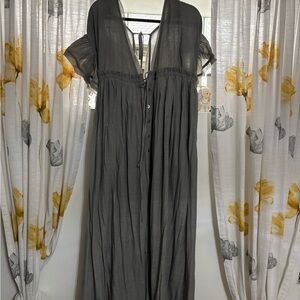 New Flawless Boho Maxi Gray Women's Dress